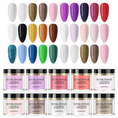 Nail Art Dipping Powder Set with Glitter - Nail Art Supplies