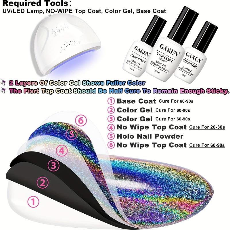 Unicorn Holographic Nail Powder Glitter Dust for Nail Art 1g