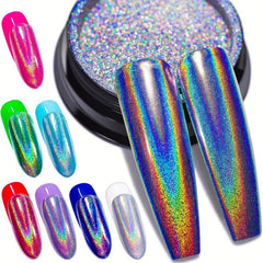 Unicorn Holographic Nail Powder Glitter Dust for Nail Art 1g