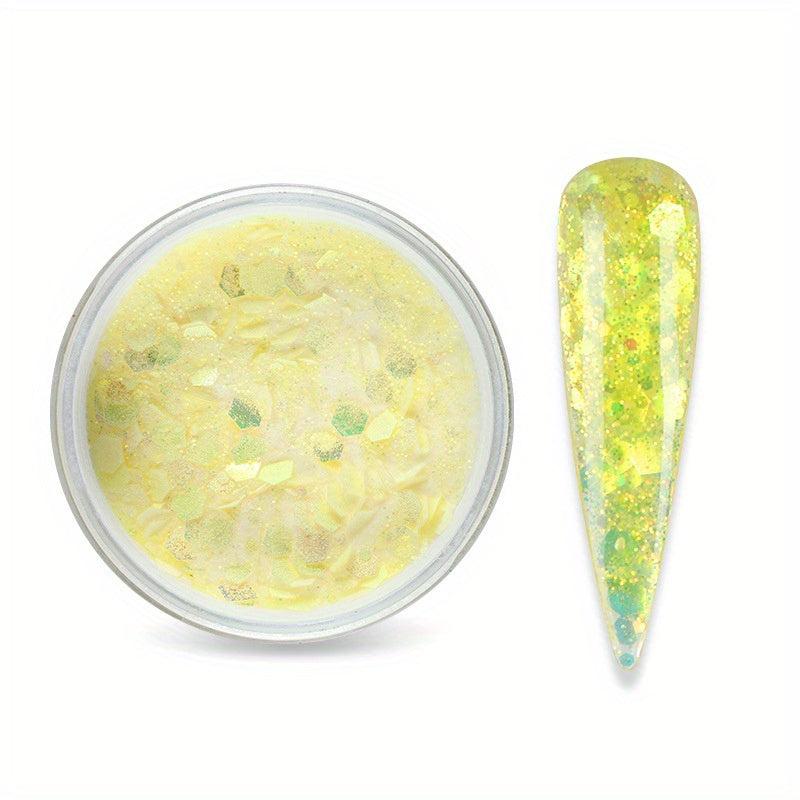 15g Nail Art Acrylic Crystal Powder with Glitter