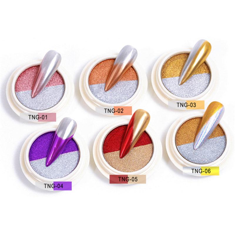 Y2K Solid Nail Art Glitter Powder Mirror Pigment Decorations