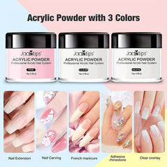 Professional Acrylic Nail Kit Powder Liquid Monomer & Tools for Extensions