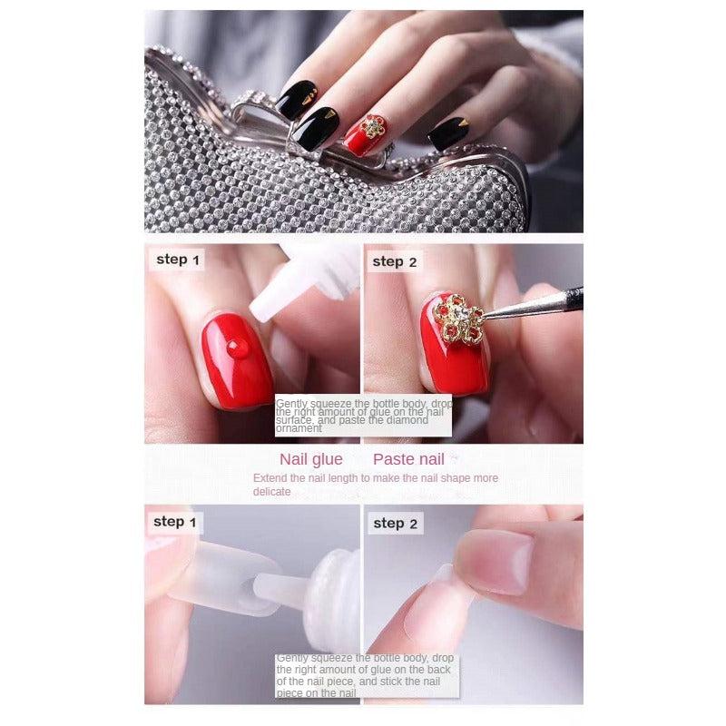 Strong Nail Glue For Acrylic Nails Press On Nails  Home Salon Use