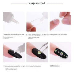 Strong Nail Glue For Acrylic Nails Press On Nails  Home Salon Use