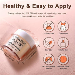 20 Pcs Dip Powder Nail Kit: 16 Colors Red Purple Yellow Pink Summer Autumn