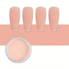 Nude Series Acrylic Nail Powder DIY Art 3D Manicure Extension Carving
