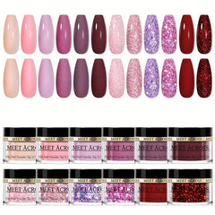 Glitter Dipping Powder for Nail Art