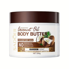 2pcs 200g Coconut Body Butter Hydrating Nourishing Lotion Cream