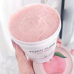 Peach Ice Cream Body Scrub Exfoliates Moisturizes Repairs