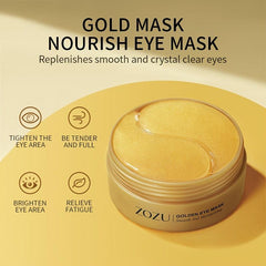 60pcs Avocado Golden Eye Mask Hydrating Moisturizing Fade Dark Circles Wrinkle