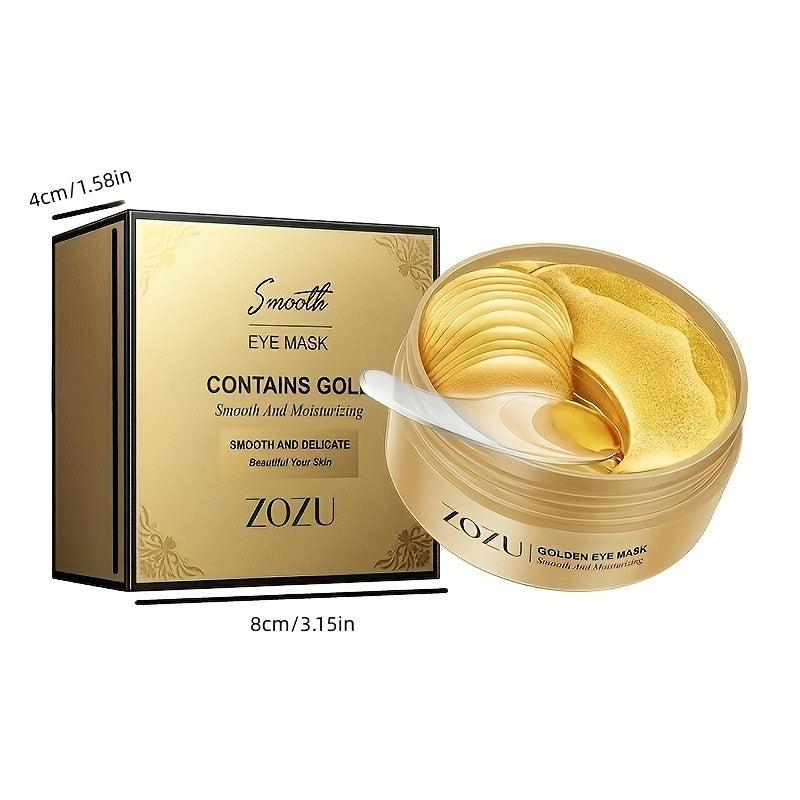 60pcs Avocado Golden Eye Mask Hydrating Moisturizing Fade Dark Circles Wrinkle