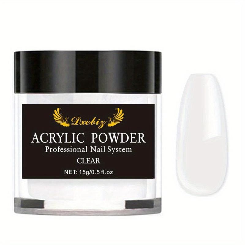 15g Acrylic Nail Powder System Clear Pink Nude Professional Nail Art