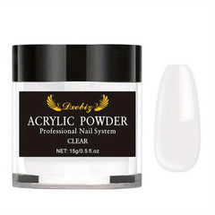 15g Acrylic Nail Powder System Clear Pink Nude Professional Nail Art