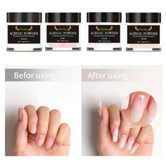 15g Acrylic Nail Powder System Clear Pink Nude Professional Nail Art