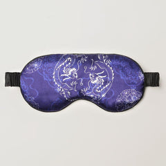 Silk Sleep Eye Mask Blindfold Adjustable Strap Soft Eye Cover