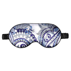 Silk Sleep Eye Mask Blindfold Adjustable Strap Soft Eye Cover