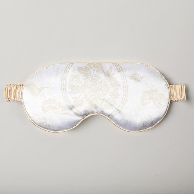 Silk Sleep Eye Mask Blindfold Adjustable Strap Soft Eye Cover