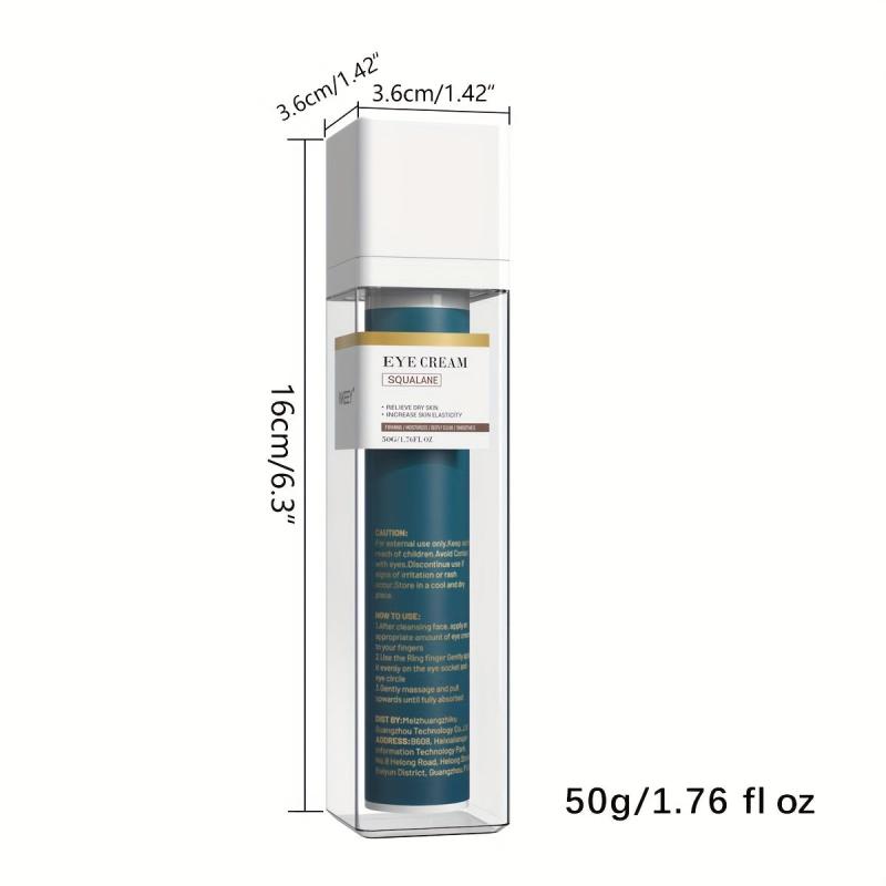 Squalane Eye Cream - Dark Circles & Puffiness - Night Under Eye Cream