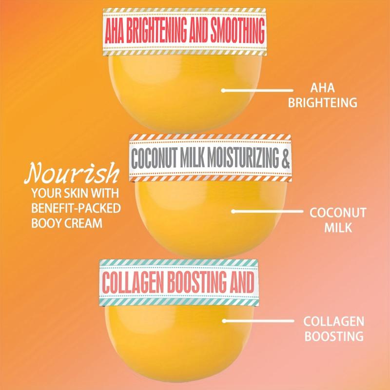 200g Natural Coconut & Vitamin C Moisture Body Cream