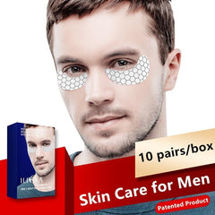 ILISYA Collagen Eye Patches For Men Moisturizing Eye Mask Gel