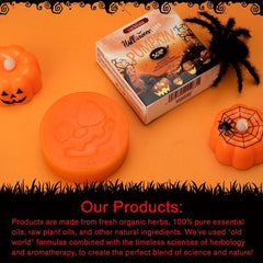 100g Halloween Pumpkin Soap Skull Shaped