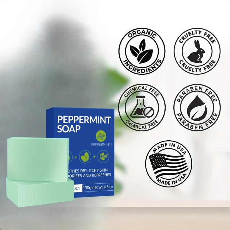 Peppermint Pampering Body Soap Deodorant 130g
