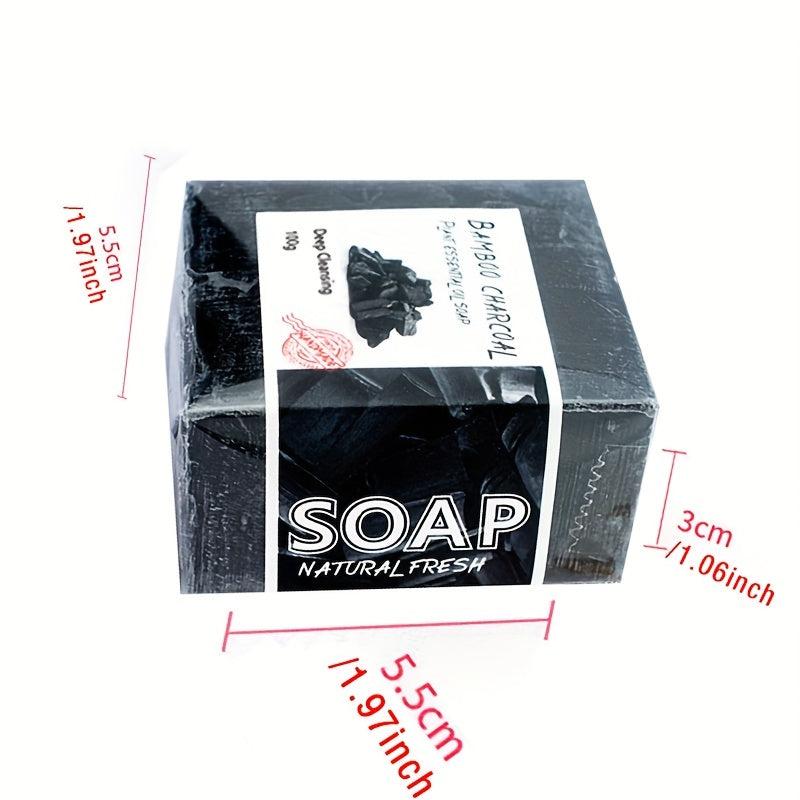 Bamboo Charcoal Essential Soap - Pack of 4