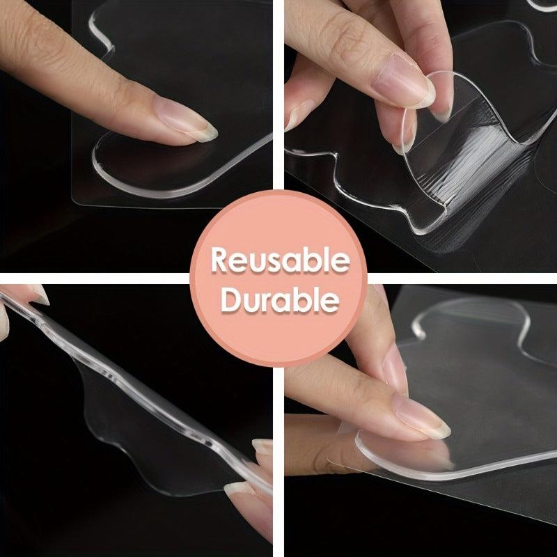 18pcs Silicone Wrinkle Diminishing Pad Face Neck Hand Care Patch