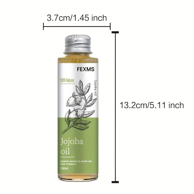 Organic Jojoba Essential Oil - Pure & Natural Moisturizing for Face & Body