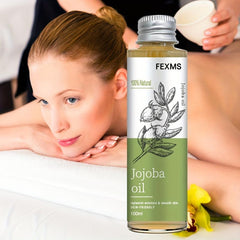 Organic Jojoba Essential Oil - Pure & Natural Moisturizing for Face & Body