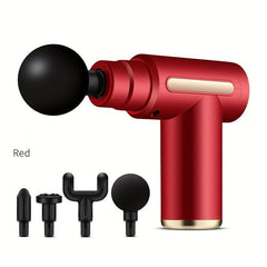 Mini Massage Gun Instant Muscle Relief 10 16 cm 10 Interchangeable Heads