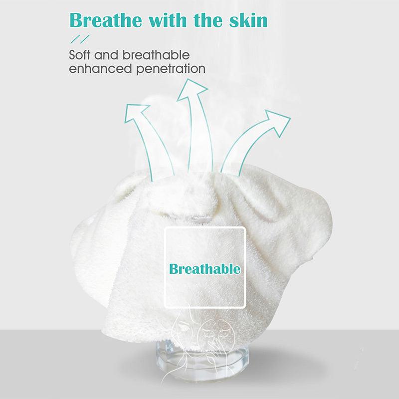Coral Fleece Hot Compress Towel Reusable Spa Facial Towels Mask