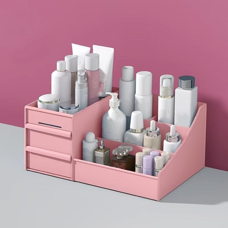 Large Capacity Cosmetic Storage Box Adjustable Jewelry Drawers