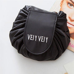 Drawstring Cosmetic Bag Portable & Waterproof Makeup Pouch
