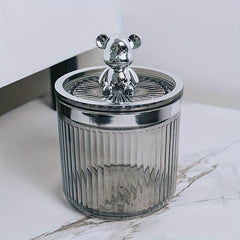 Cute Bear Cotton Pad Holder for Storage