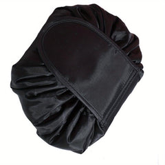 Lazy Drawstring Cosmetic Pouch Bag Portable Makeup Toiletry Kit Organizer