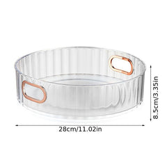 360 Spinning Makeup Organizer High Capacity Skincare Clear Storage