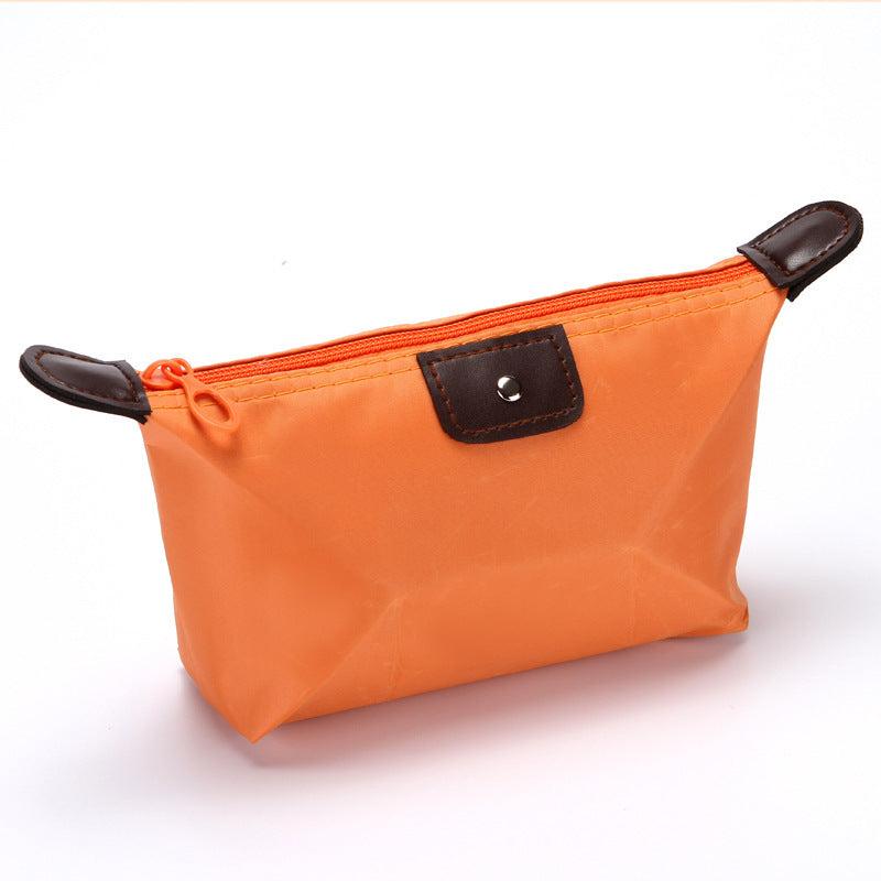4pcs Colored Folded Dumpling Cosmetic Storage Wash Bag