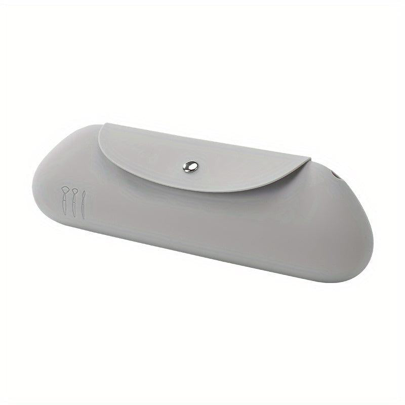 Silicone Travel Makeup Brush Holder Anti-fall Out Cosmetic Organizer