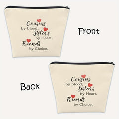 Cousin For Women Makeup Bag Funny Gift