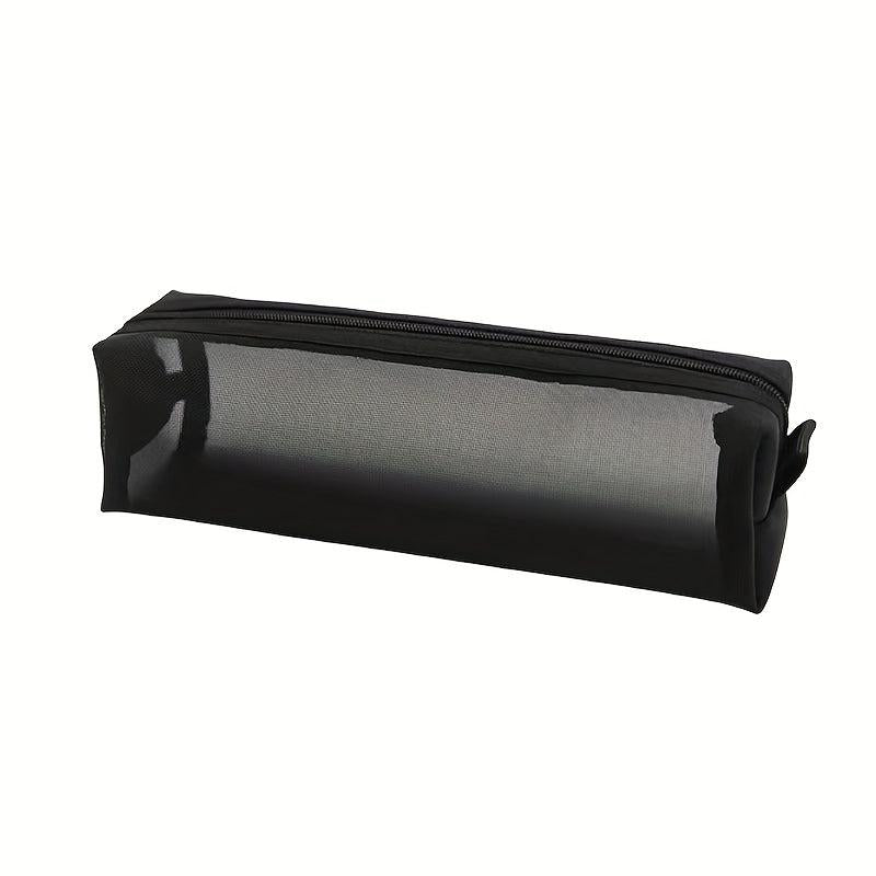 Clear Mesh Makeup Brush Bag with Zipper