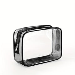 Transparent Zipper Cosmetic Bag Travel Makeup Organizer Lightweight Bag