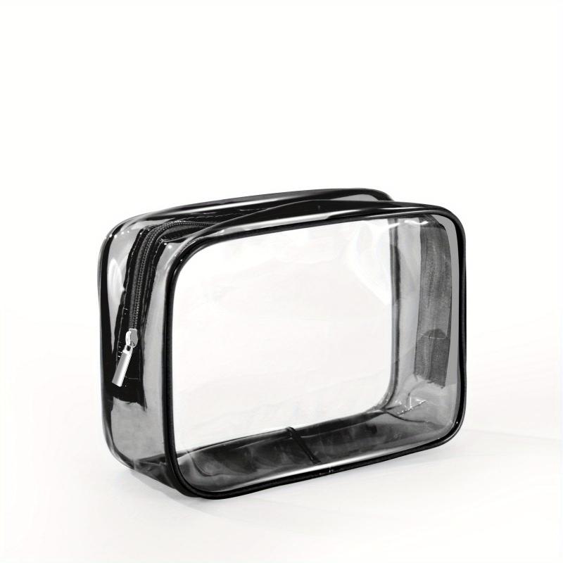 Transparent Zipper Cosmetic Bag Travel Makeup Organizer Lightweight Bag