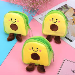 Avocado Makeup Pouch for Lipstick and Keys, Ideal Student Gift