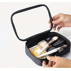 Waterproof Transparent Cosmetic Bag Women Make Up Case Travel Zipper