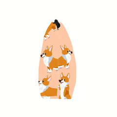 Corgi Dog Print Makeup Case Zipper Makeup Bags Animal Prints Cosmetic Organizer