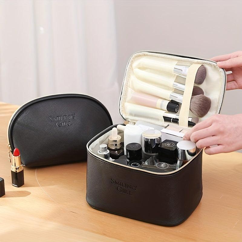 PU Waterproof Cosmetic Bag Travel Toiletry Bag for Women