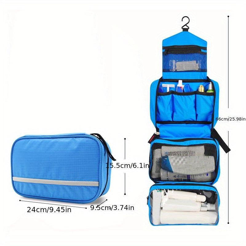 Large Toiletry Bag for Traveling with 4 Compartments