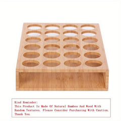 24 Grid Essential Display Rack Aromatherapy Bottle Storage Beauty Display Rack