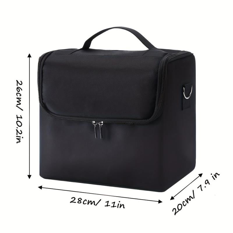 Large 4 Tray Makeup Train Case Organizer